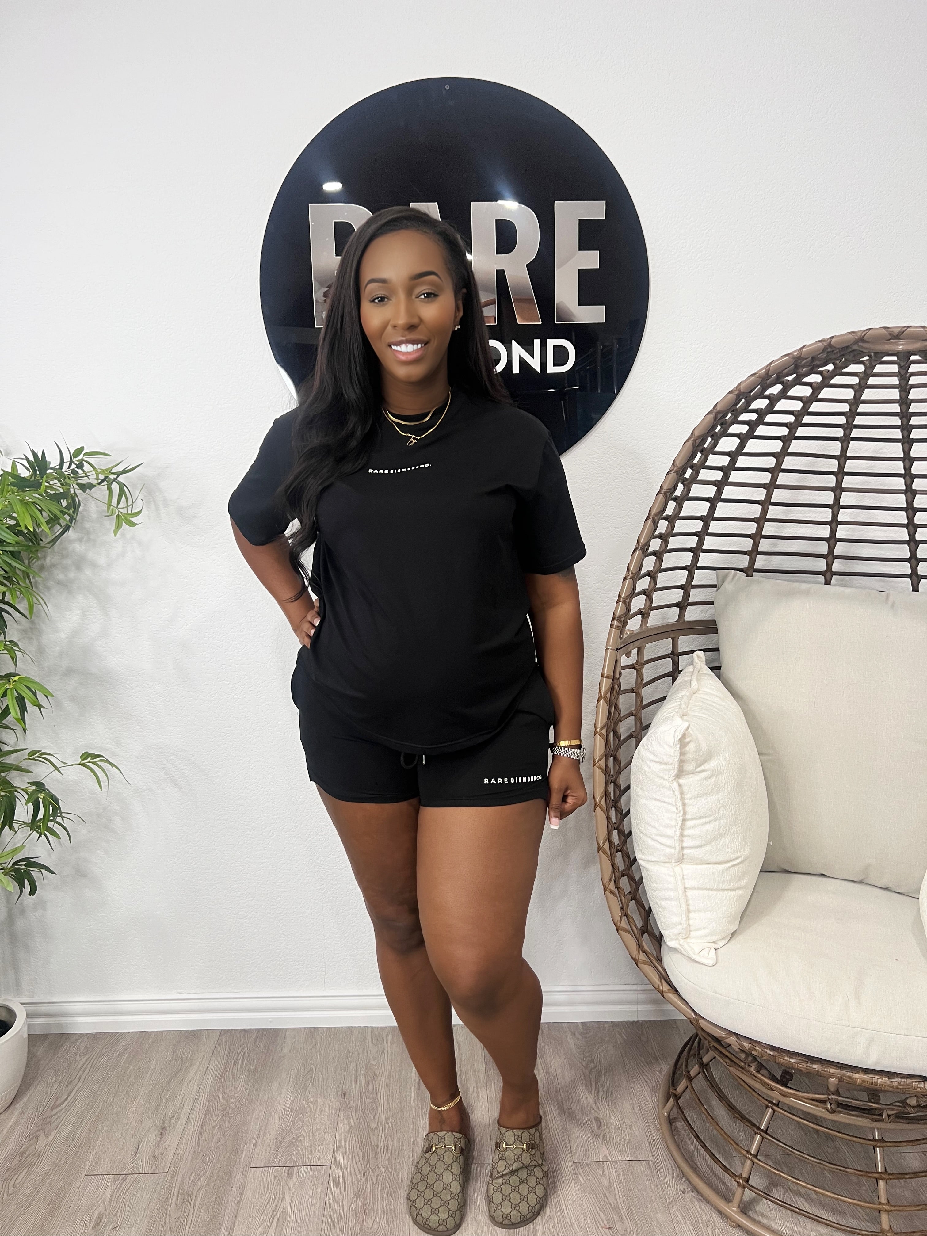 The Diamond Lounge Set ( Black)