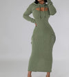 FALL For Me Dress (2piece) Olive